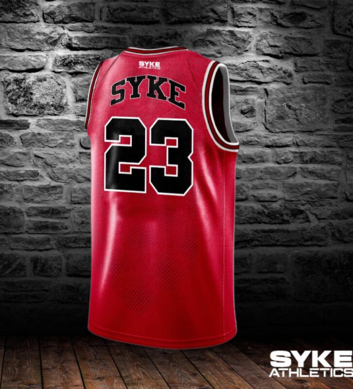 Basketball Red Back Jersey