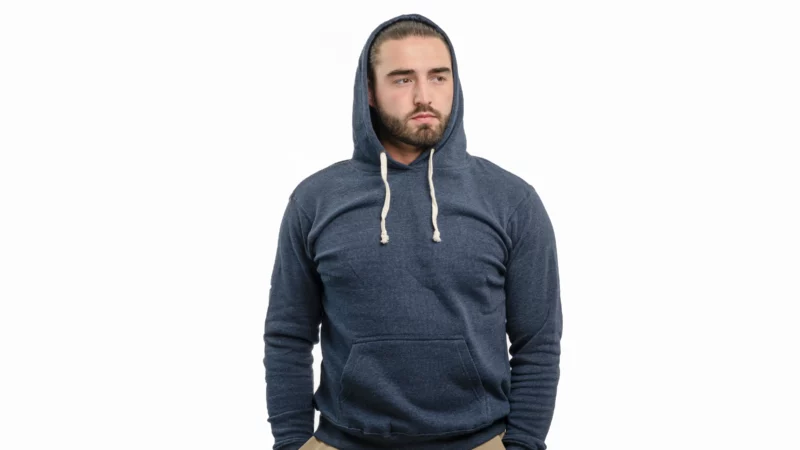SYKE blue hoodie for men