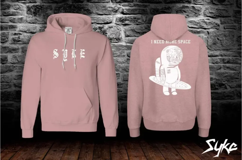 Coral pink hoodies for men's
